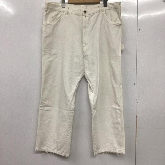 ディッキーズ Dickies パンツ ワークパンツ、ペインターパンツ ワークパンツ ワイドパンツ カジュアルパンツ 40インチ 無地 白 / ホワイト /  メンズ USED 古着 中古 10138722