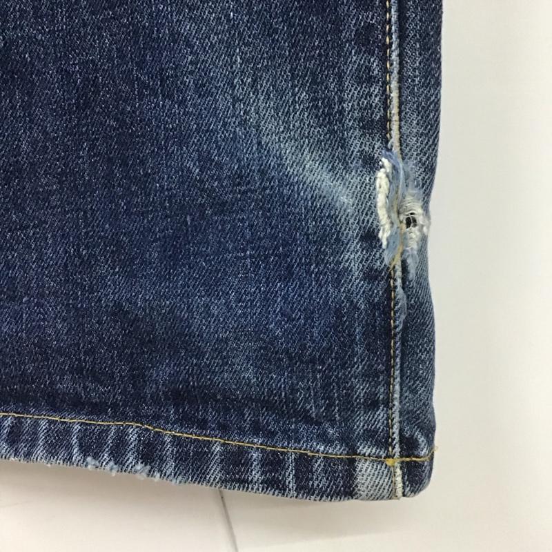 リーバイストラウスアンドコー Levi Strauss & co. パンツ デニム、ジーンズ デニムパンツ ワーカージーンズ カジュアルパンツ ストレートパンツ ワイドパンツ 33インチ 無地 インディゴ / インディゴ /  メンズ USED 古着 中古 10107755