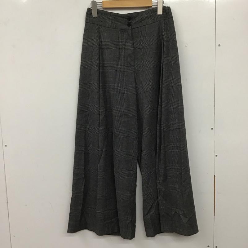 ザラウーマン ZARA WOMAN ボトムス ボトムス ワイドパンツ XS チェック 灰 / グレー /  レディース USED 古着 中古 10140007