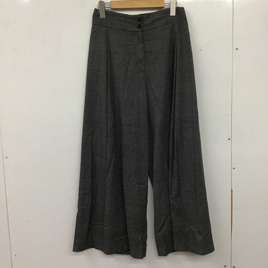 ザラウーマン ZARA WOMAN ボトムス ボトムス ワイドパンツ XS チェック 灰 / グレー /  レディース USED 古着 中古 10140007