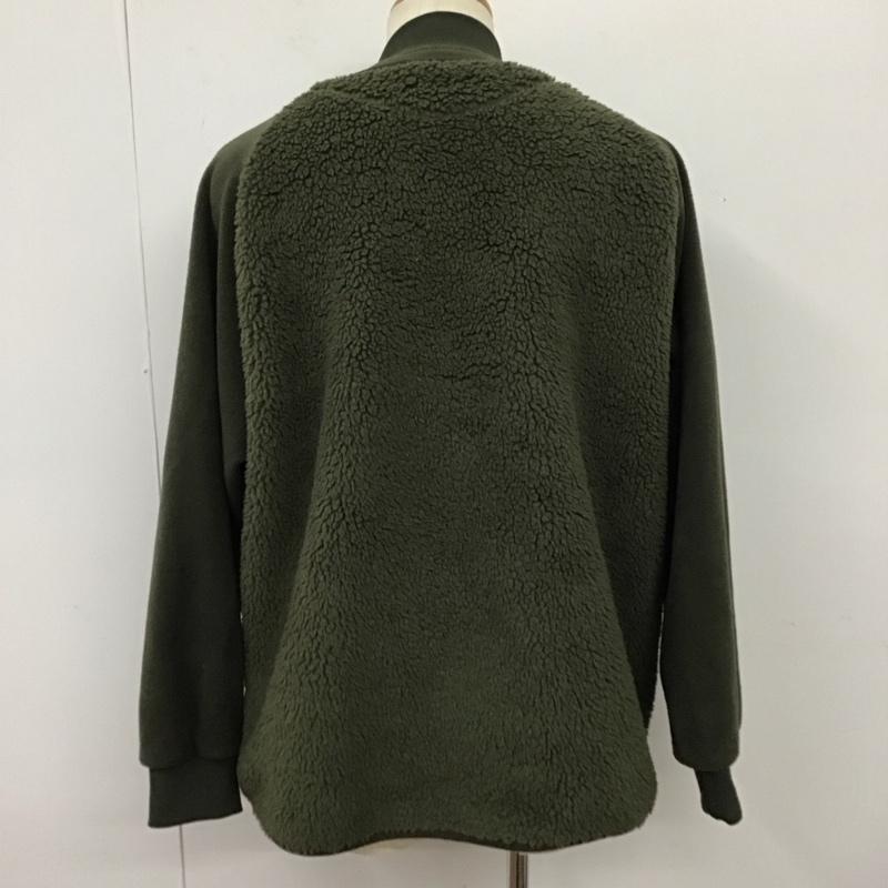 ユニクロ UNIQLO ジャケット、上着 ジャンパー、ブルゾン 341-442882 UNIQLO×WHITEMOUNTAINEERING コラボ ジップアップジャケット XL 無地 カーキ / カーキ /  メンズ USED 古着 中古 10114984