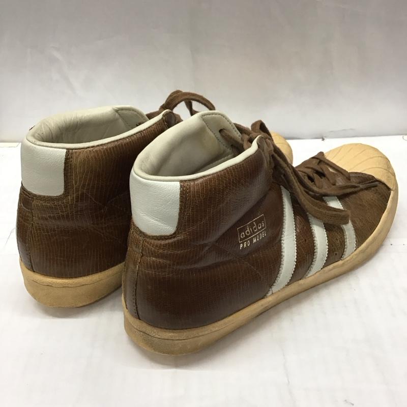 アディダス adidas スニーカー スニーカー 413199 ハイカット 28cm 28.0cm ロゴ、文字 茶 / ブラウン /  メンズ USED 古着 中古 10116439