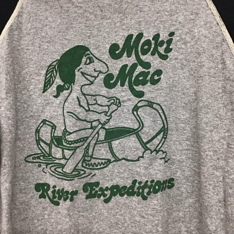 古着 USED Tシャツ 半袖 半袖カットソー プリントTシャツ ラグラン L プリント 灰 / グレー / X 黒 / ブラック /  メンズ USED 古着 中古 10145838