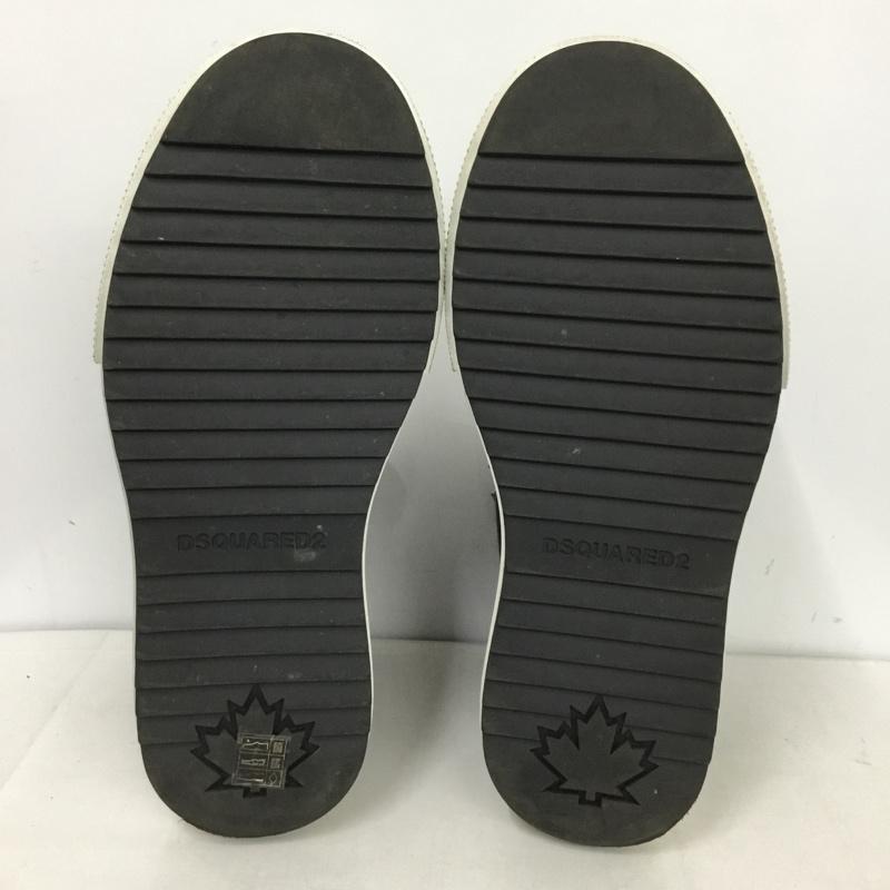ディースクエアード2 DSQUARED2 スニーカー スニーカー ハイカットスニーカー スタッズ 43  黒 / ブラック /  メンズ USED 古着 中古 10146270