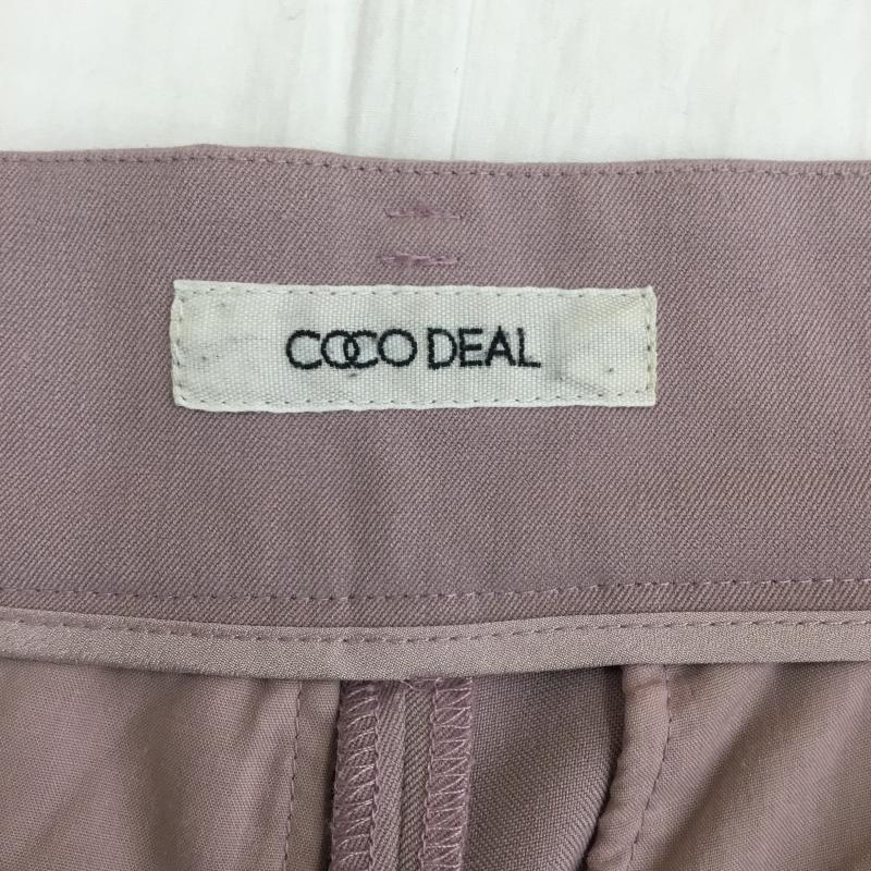 ココ ディール COCO DEAL パンツ スラックス 1 無地 桃 / ピンク /  レディース USED 古着 中古 10139909