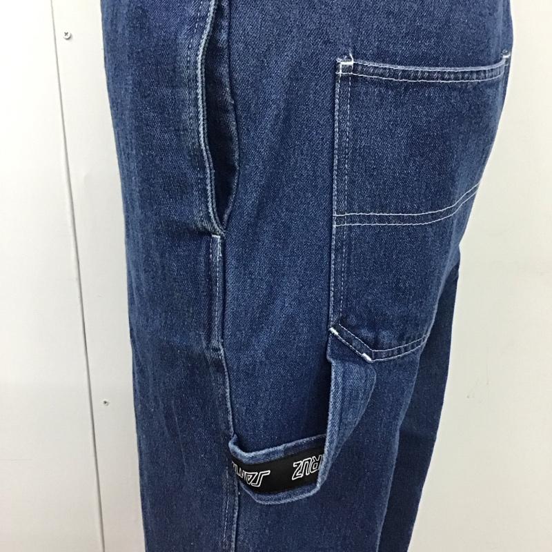 サンタクルーズ SANTA CRUZ パンツ デニム、ジーンズ 502213532 ボトム デニムパンツ ワイドパンツ カジュアルパンツ L ロゴ、文字 インディゴ / インディゴ /  メンズ USED 古着 中古 10119463