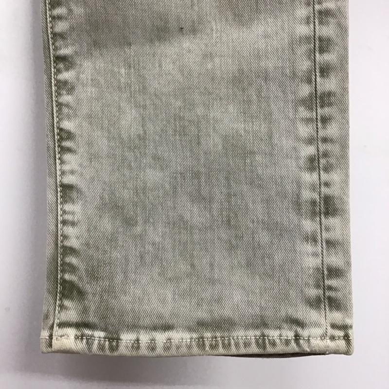 ポロラルフローレン POLO RALPH LAUREN パンツ デニム、ジーンズ デニムパンツ スリムパンツ ストレッチパンツ ジーンズ 30インチ ダメージ加工 カーキ / カーキ /  メンズ USED 古着 中古 10118438