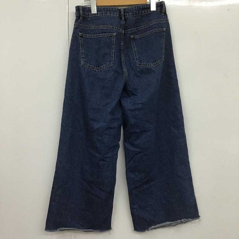 ザラ ZARA パンツ デニム、ジーンズ 36 無地 インディゴ / インディゴ /  レディース USED 古着 中古 10106146