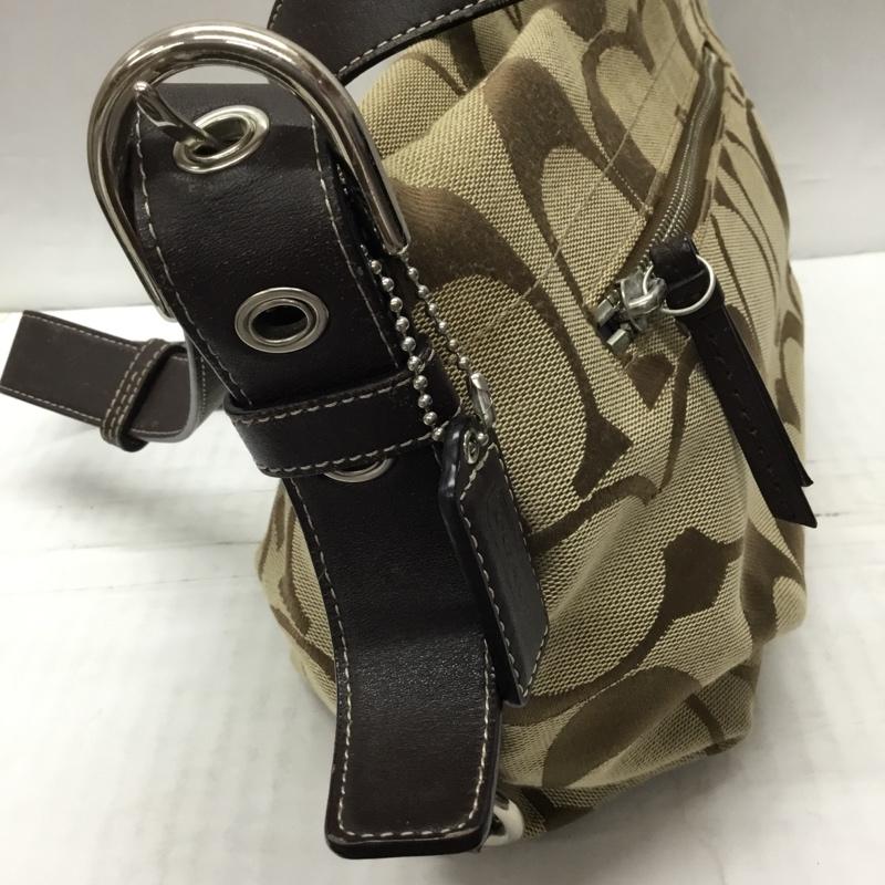 コーチ COACH ショルダーバッグ ショルダーバッグ F15068 シグネチャー 総柄 ベージュ / ベージュ / X 茶 / ブラウン /  レディース USED 古着 中古 10115582