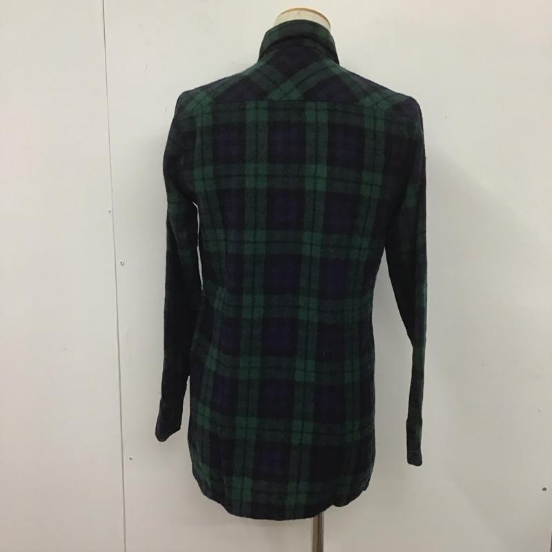 古着 USED シャツ、ブラウス 長袖 ワークシャツ キャラクター 黒 / ブラック / X 緑 / グリーン / X 紺 / ネイビー /  メンズ USED 古着 中古 10107048