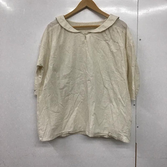 サマンサモスモス Samansa Mos2 シャツ、ブラウス 半袖 半袖シャツ 無地シャツ 丸襟 FREE 無地 白 / ホワイト /  レディース USED 古着 中古 10142696