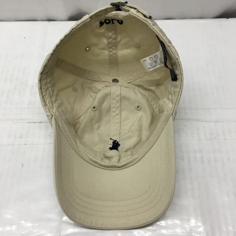 ポロバイラルフローレン Polo by RALPH LAUREN 帽子 キャップ ロゴ ワンポイント ベージュ / ベージュ /  メンズ USED 古着 中古 10111823