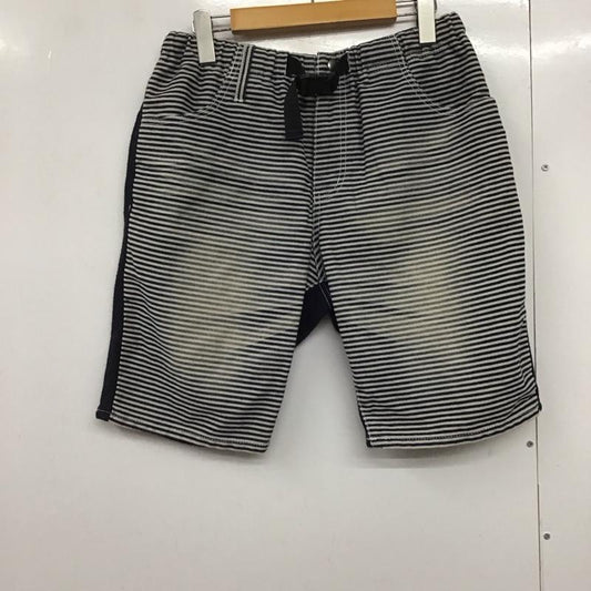 ジムマスター gym master パンツ ショートパンツ ショートパンツ ハーフパンツ カジュアルパンツ S ボーダー柄 白 / ホワイト / X 紺 / ネイビー /  メンズ USED 古着 中古 10142428
