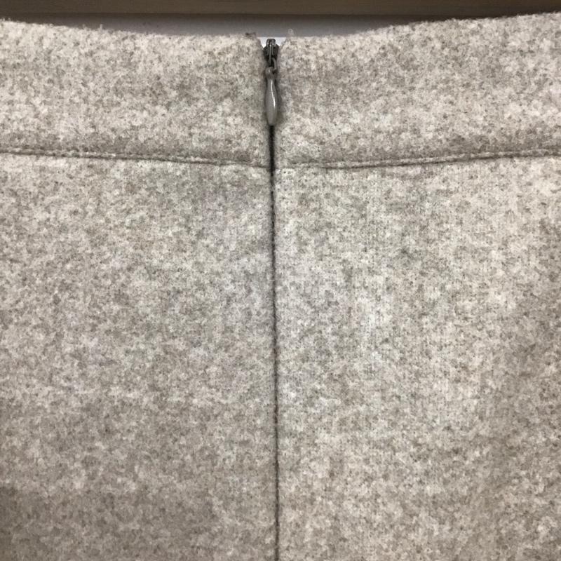 ザラ ZARA スカート ひざ丈スカート タイトスカート L 無地 ベージュ / ベージュ /  レディース USED 古着 中古 10110276