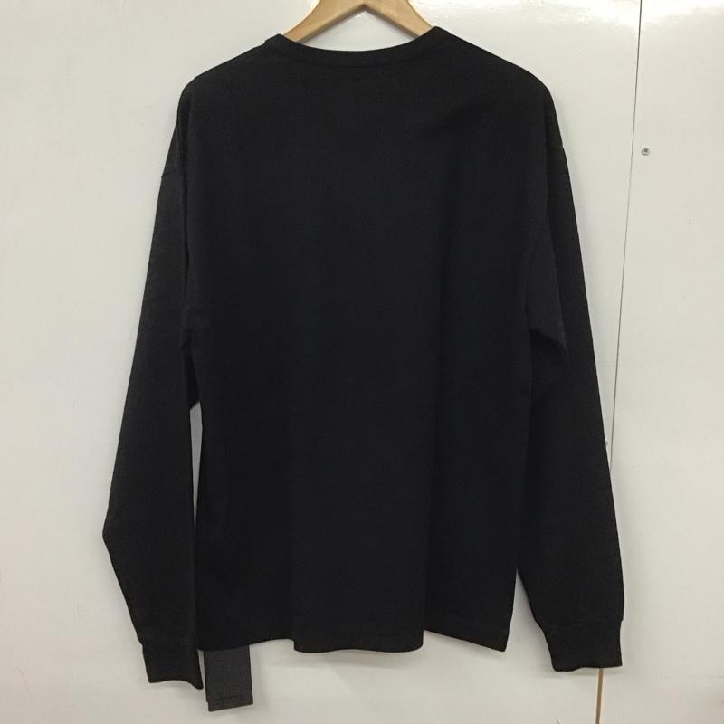 ネイバーフッド NEIGHBORHOOD カットソー 長袖 241fpnh-csm05 長袖Tシャツ クルーネックカットソー M ロゴ、文字 黒 / ブラック /  メンズ USED 古着 中古 10132287