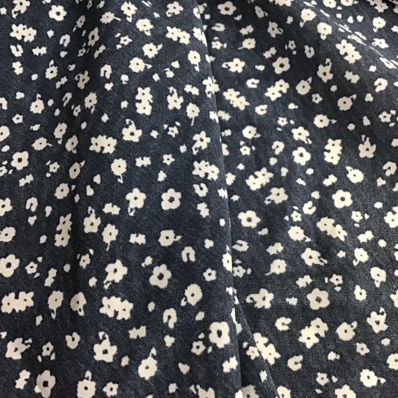 フィフス fifth ワンピース ロングスカート ES23S8725 小花柄カシュクールロングワンピース 半袖 タグ付き M 花柄 青 / ブルー /  レディース USED 古着 中古 10114979