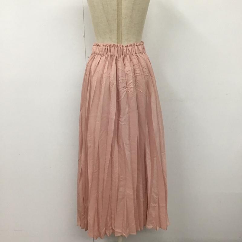 ダズリン dazzlin スカート ロングスカート 021920802301 シアープリーツロングスカート FREE 無地 桃 / ピンク /  レディース USED 古着 中古 10114762