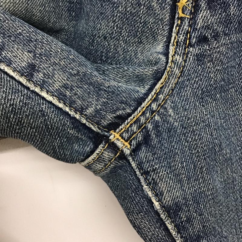 リーバイストラウスアンドコー Levi Strauss & co. パンツ デニム、ジーンズ デニムパンツ スリムパンツ カジュアルパンツ 31インチ ダメージ加工 インディゴ / インディゴ /  メンズ USED 古着 中古 10149764