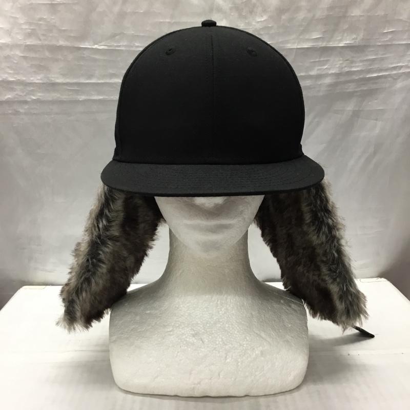 ニューエラ NEW ERA 帽子 キャップ フライトキャップ 59FIFTY 無地 黒 / ブラック /  メンズ USED 古着 中古 10122331
