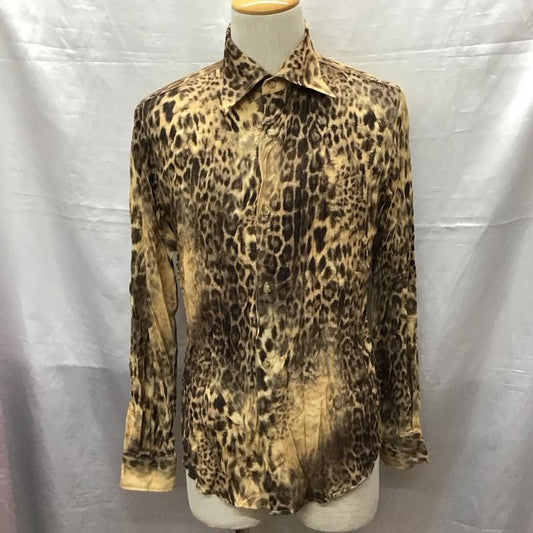 トルネードマート TORNADO MART シャツ、ブラウス 長袖 L ヒョウ柄・レオパード柄 マルチカラー / マルチカラー /  メンズ USED 古着 中古 10122097