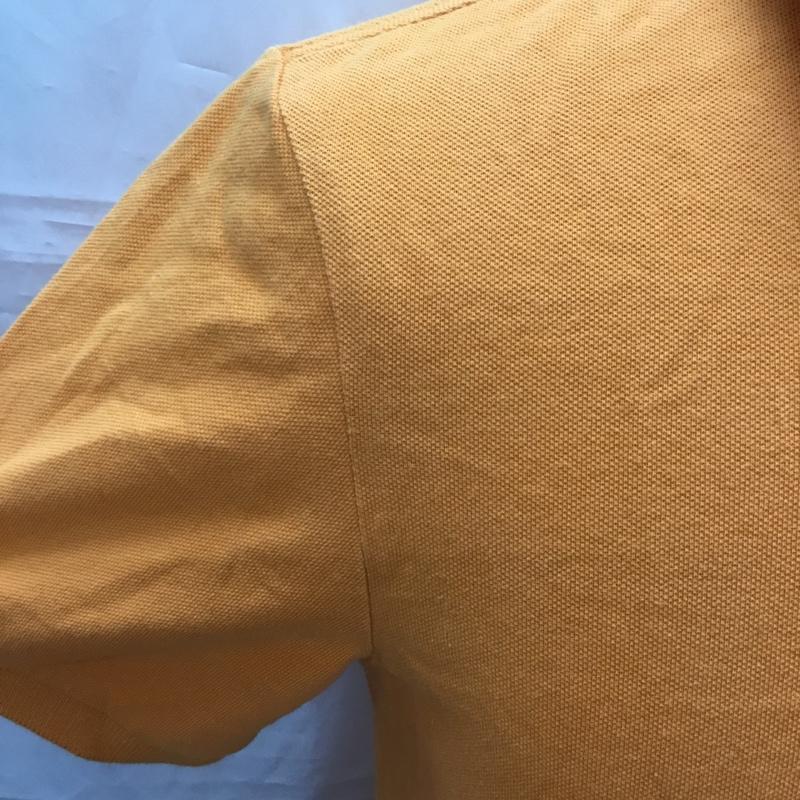 トミーヒルフィガー TOMMY HILFIGER ポロシャツ 半袖 S ロゴ、文字 橙 / オレンジ /  メンズ USED 古着 中古 10112873
