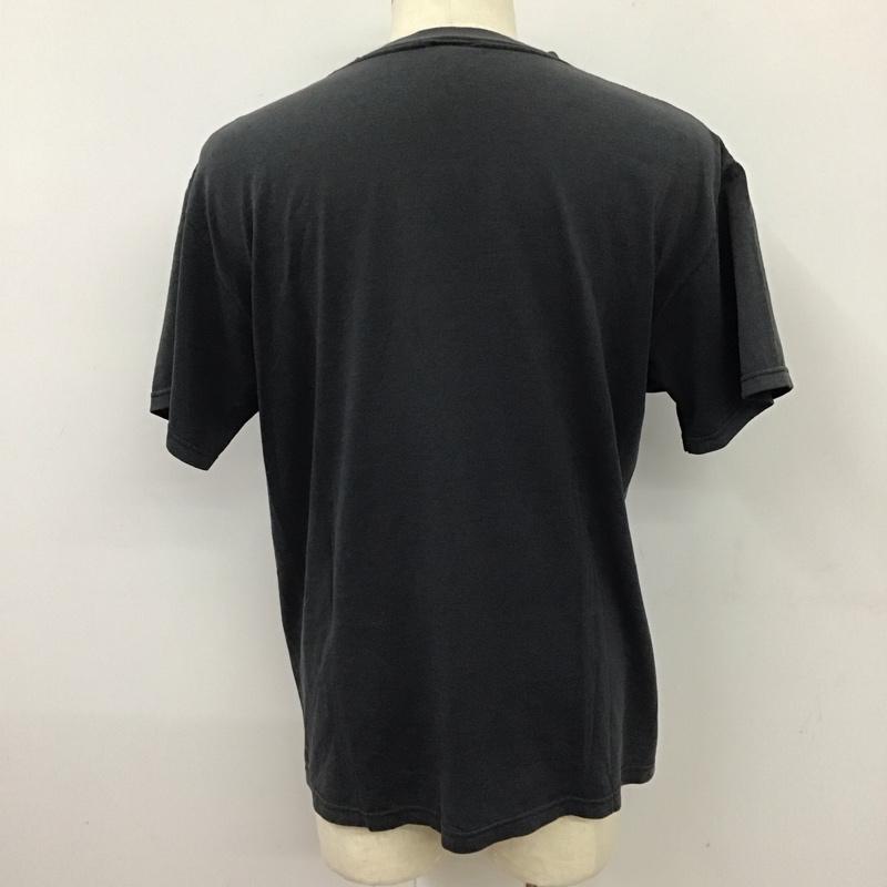 フルーツオブザルーム FRUIT OF THE LOOM Tシャツ 半袖 半袖カットソー プリントTシャツ クルーネックカットソー 古着 L ロゴ、文字 黒 / ブラック /  メンズ USED 古着 中古 10115328