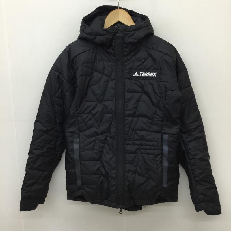 アディダス adidas ジャケット、上着 ジャンパー、ブルゾン GQ3698 TERREX MYSHELTER PRIMA M ロゴ、文字 黒 / ブラック /  メンズ USED 古着 中古 10138701