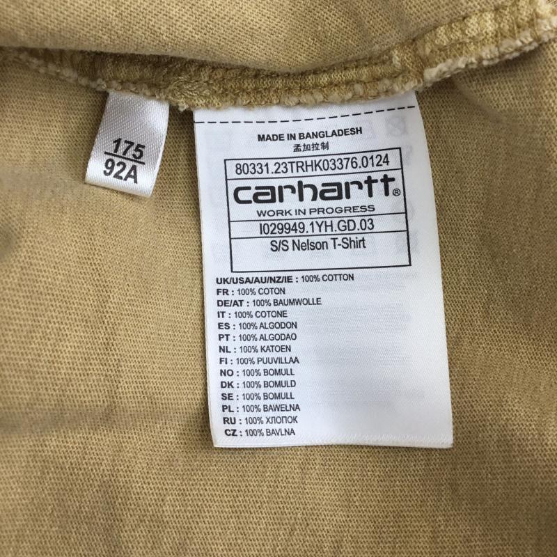 カーハート Carhartt Tシャツ 半袖 M ロゴ、文字 茶 / ブラウン /  メンズ USED 古着 中古 10129020