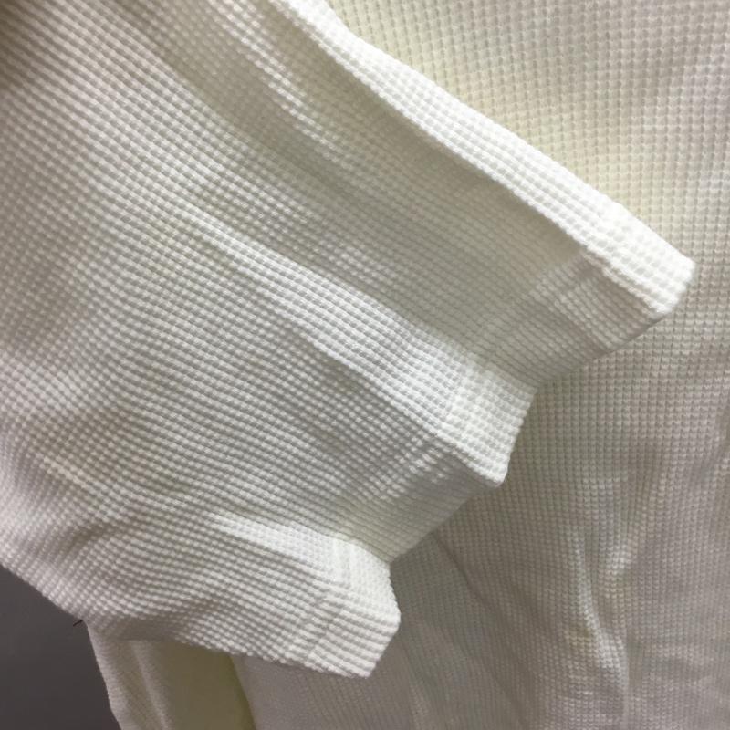 ナノユニバース nano・universe Tシャツ 半袖 674-0124026 タフワッフルビッグTシャツ M 無地 アイボリー / アイボリー /  メンズ USED 古着 中古 10119323