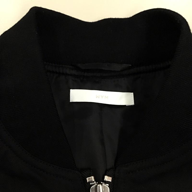 ウィム バイ リドム WYM LIDNM ジャケット、上着 ジャンパー、ブルゾン wyjk942 DETACHABLE NYLON GABA FLIGHT BLOUSON L 無地 黒 / ブラック /  メンズ USED 古着 中古 10122096