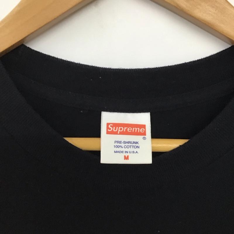 シュプリーム Supreme Tシャツ 半袖 14SS UNAMERICANTEE 半袖カットソー プリントTシャツ S プリント 黒 / ブラック /  メンズ USED 古着 中古 10140987