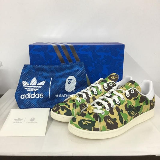 アディダス adidas スニーカー スニーカー IG8949 STAN SMITH BAPE A BATHING APE 30th Anniversary 26.5 箱有 26.5cm カモフラージュ柄・迷彩 マルチカラー / マルチカラー /  メンズ USED 古着 中古 10137843