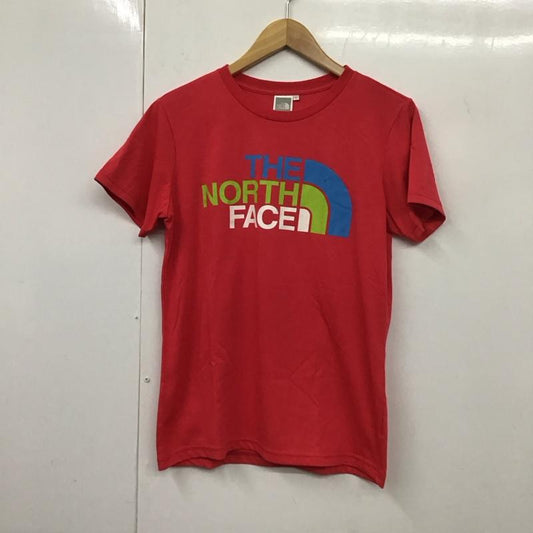 ザノースフェイス THE NORTH FACE Tシャツ 半袖 NTW31313 COLORFUL LOGO TEE L ロゴ、文字 桃 / ピンク /  レディース USED 古着 中古 10131106
