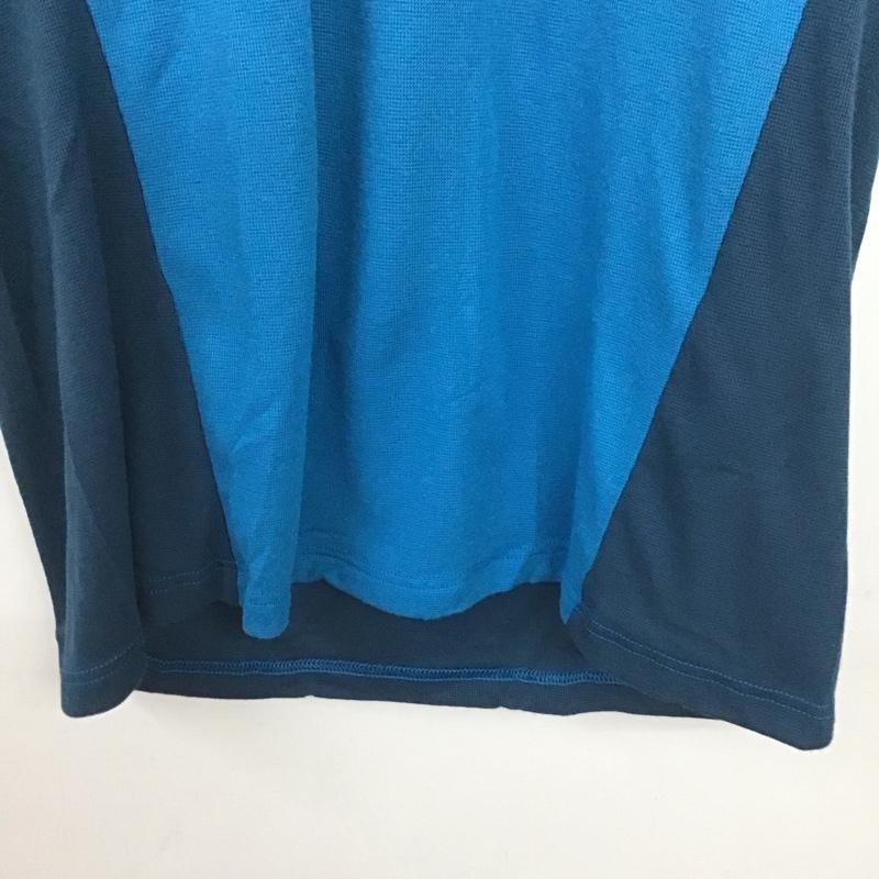 パタゴニア patagonia Tシャツ 半袖 半袖カットソー プリントTシャツ クルーネックカットソー スポーツウェア M ロゴ、文字 青 / ブルー /  メンズ USED 古着 中古 10148227