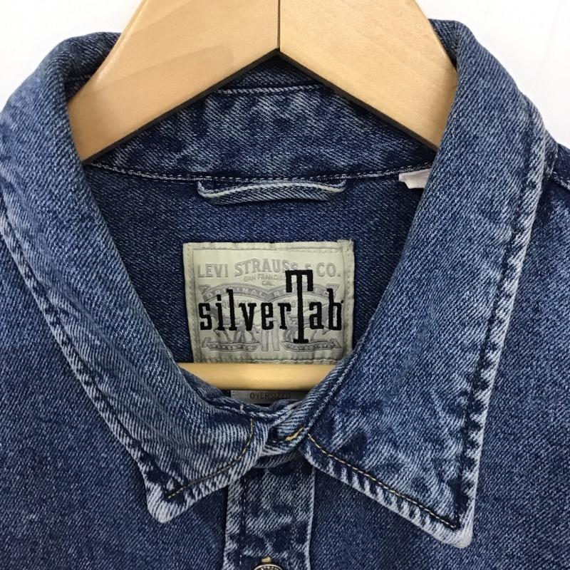 リーバイストラウスアンドコー Levi Strauss & co. シャツ、ブラウス 長袖 長袖シャツ 無地シャツ カラーシャツ デニムシャツ silvertab M 無地 インディゴ / インディゴ /  メンズ USED 古着 中古 10130296