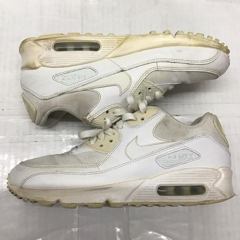 ナイキ NIKE スニーカー スニーカー 537384-111 AIR MAX 90 ESSENTIAL 25.5cm 25.5cm ロゴ、文字 白 / ホワイト /  メンズ USED 古着 中古 10118770