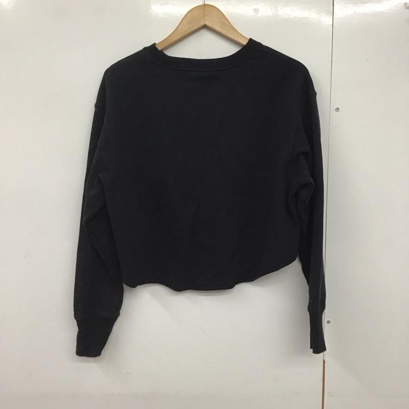 ナイキ NIKE トレーナー 長袖 XS 無地 黒 / ブラック /  レディース USED 古着 中古 10142749