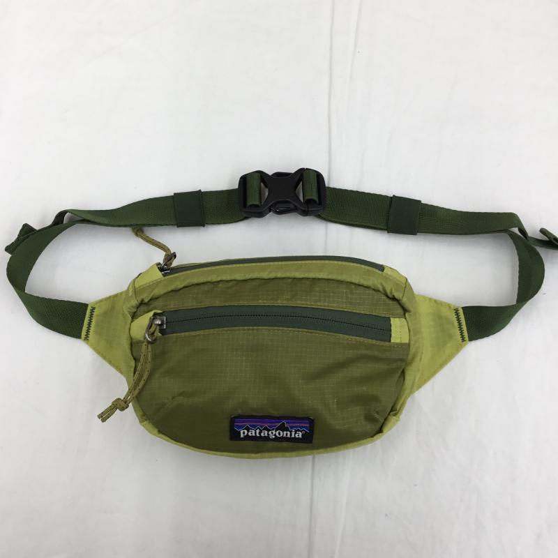 パタゴニア patagonia ウエストバッグ ウエストバッグ STY49446 ULTRALIGHT BLACK HOLE MINI HIP PACK 1L ロゴ、文字 薄緑 / ライトグリーン / X 緑 / グリーン / X カーキ / カーキ /  メンズ USED 古着 中古 10130260