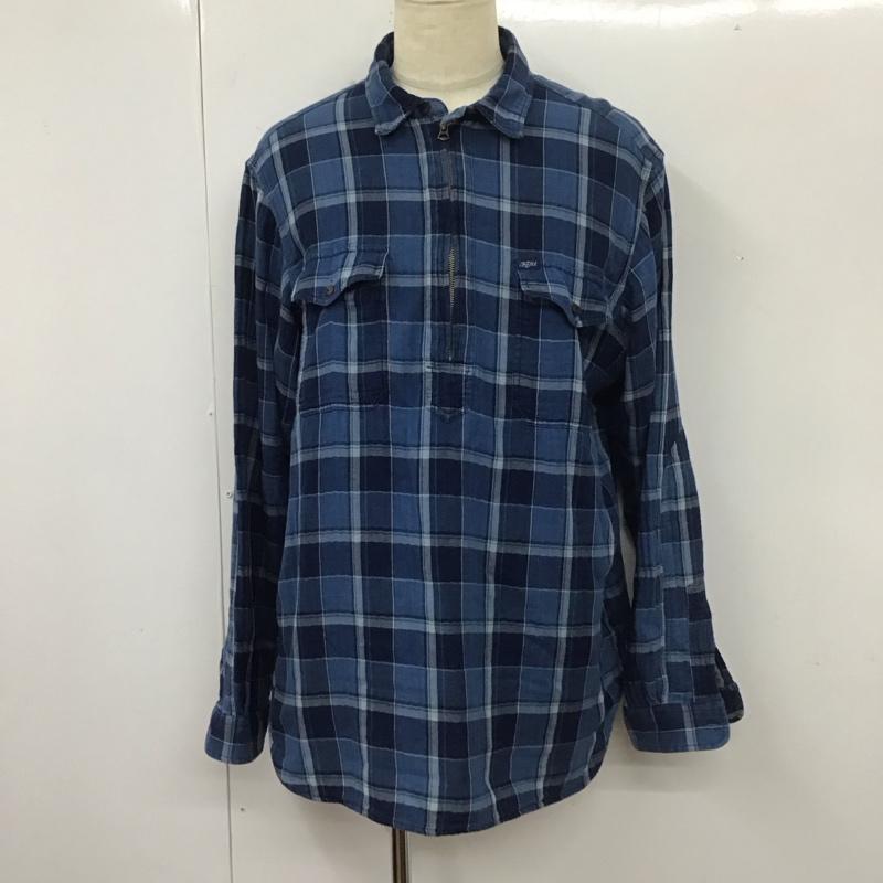 ポロラルフローレン POLO RALPH LAUREN カットソー 長袖 長袖シャツカットソー ジップネックカットソー チェックシャツ XL チェック マルチカラー / マルチカラー /  メンズ USED 古着 中古 10112718