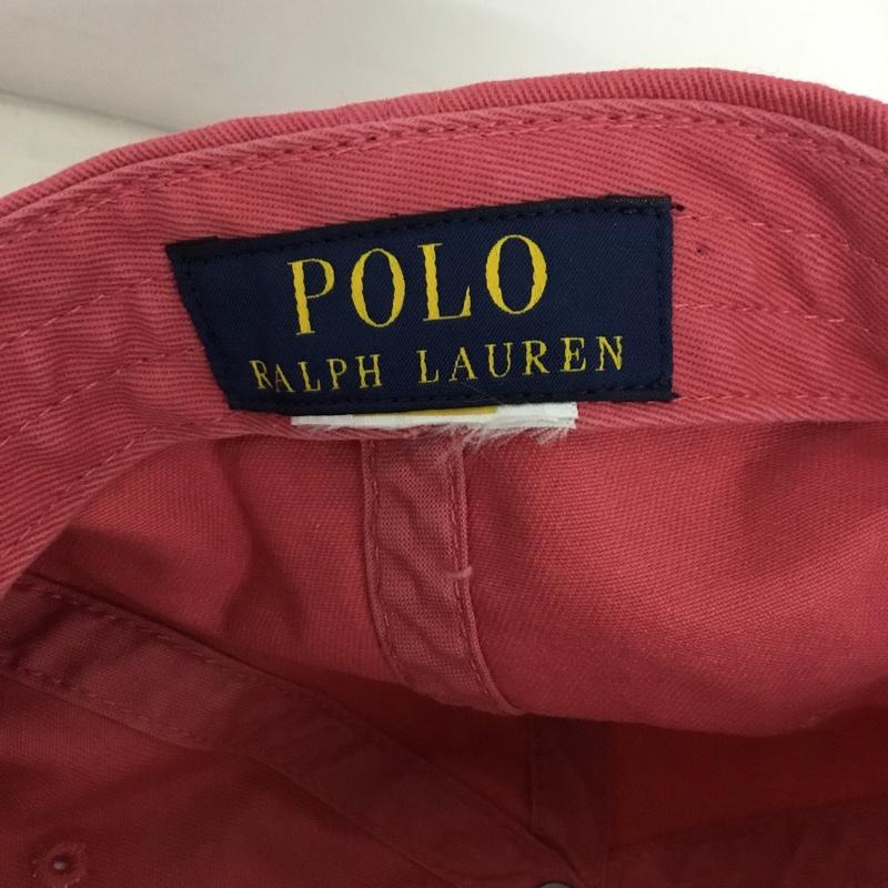 ポロラルフローレン POLO RALPH LAUREN 帽子 キャップ ワンポイント 桃 / ピンク /  メンズ USED 古着 中古 10144326