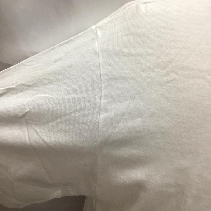 ステューシー STUSSY Tシャツ 半袖 半袖カットソー プリントTシャツ クルーネックカットソー L プリント 白 / ホワイト /  メンズ USED 古着 中古 10113185