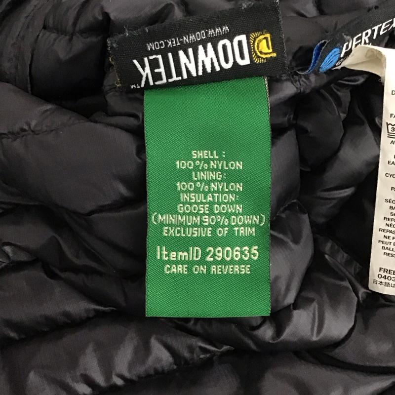 エルエルビーン L.L.Bean ジャケット、上着 ジャケット、ブレザー ジップアップジャケット アウター ダウンジャケット S ロゴ、文字 黒 / ブラック /  メンズ USED 古着 中古 10136586