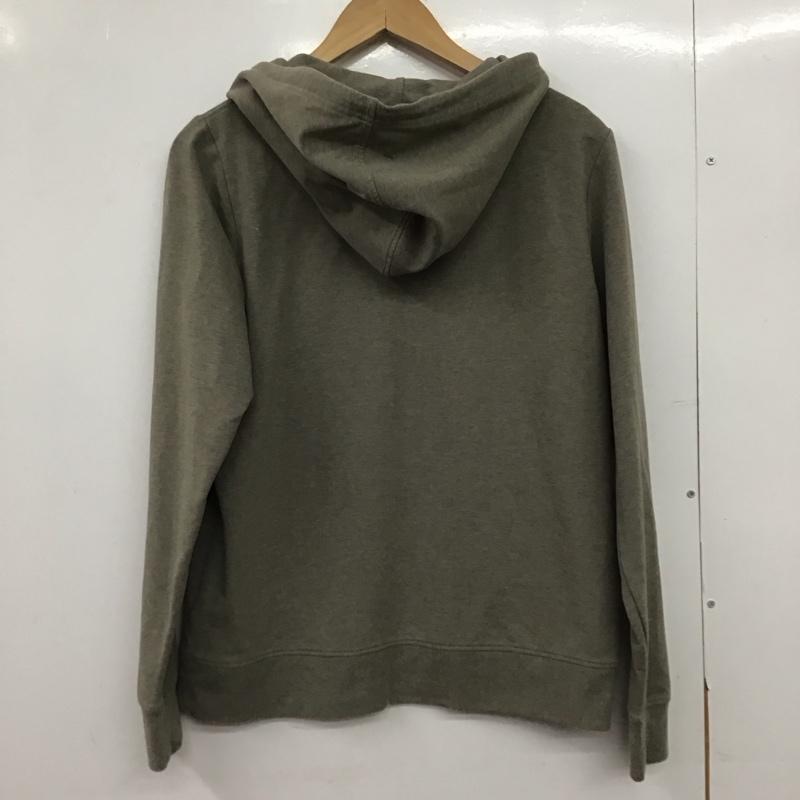 パタゴニア patagonia パーカー 長袖 ジップアップパーカー 長袖パーカー カジュアルジャケット M ロゴ、文字 カーキ / カーキ /  メンズ USED 古着 中古 10150098
