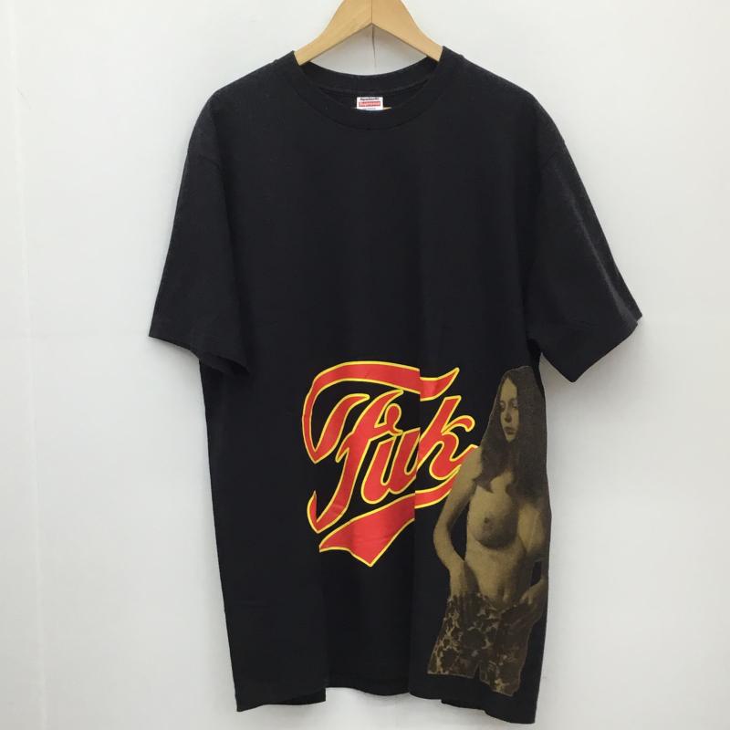 シュプリーム Supreme Tシャツ 半袖 Hysteric Glamour × Supreme　24AW　Fuck Tee L プリント 黒 / ブラック / X 赤 / レッド / X 黄 / イエロー / X 茶 / ブラウン / X ベージュ / ベージュ /  メンズ USED 古着 中古 10127968