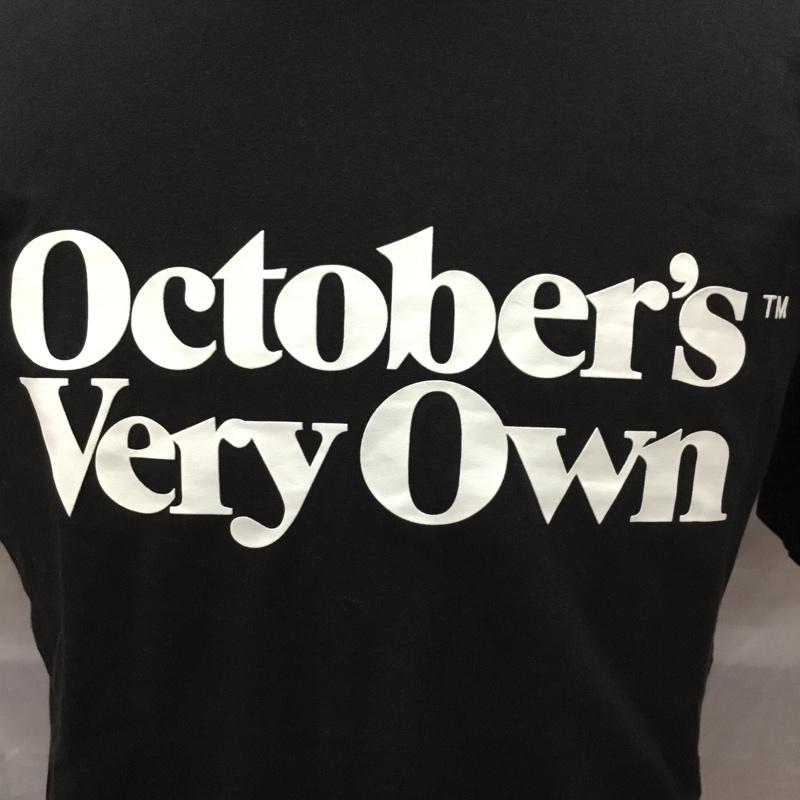 オクトーバーズ ベリー オウン OCTOBERS VERY OWN Tシャツ 半袖 半袖カットソー プリントTシャツ クルーネックカットソー L プリント 黒 / ブラック /  メンズ USED 古着 中古 10111942
