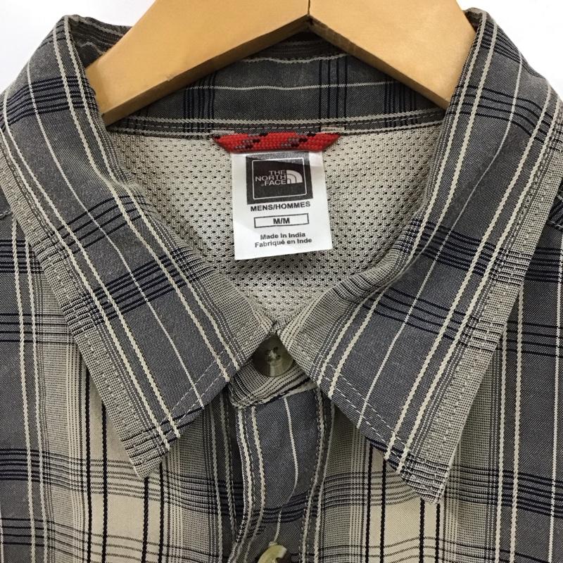 ザノースフェイス THE NORTH FACE シャツ、ブラウス 半袖 半袖シャツ チェックシャツ ポケットシャツ M チェック マルチカラー / マルチカラー /  メンズ USED 古着 中古 10129655