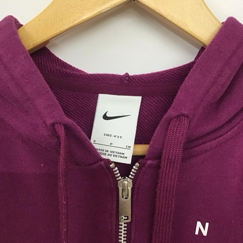 ナイキ NIKE パーカー 長袖 dm6964-610 Dri-FITゲットフィットウィメンズフルジップグラフィックトレーニングパーカー S ロゴ、文字 紫 / パープル /  レディース USED 古着 中古 10145075