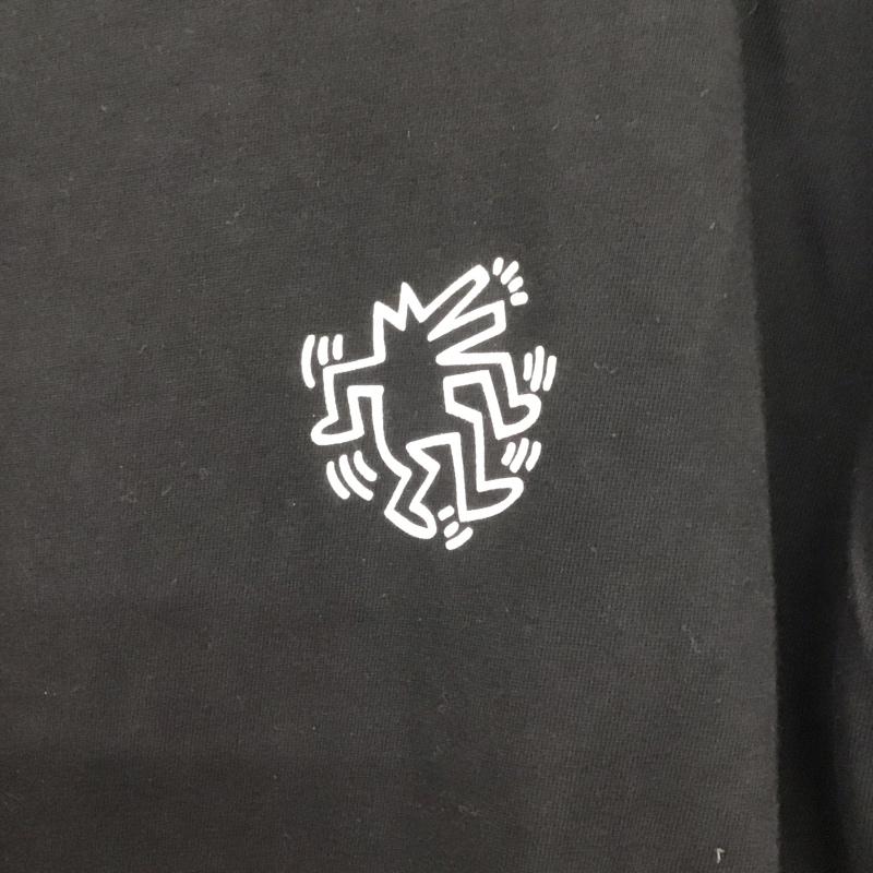 ニューエラ NEW ERA Tシャツ 半袖 Keith Haring XXL プリント X ロゴ、文字 黒 / ブラック /  メンズ USED 古着 中古 10129936