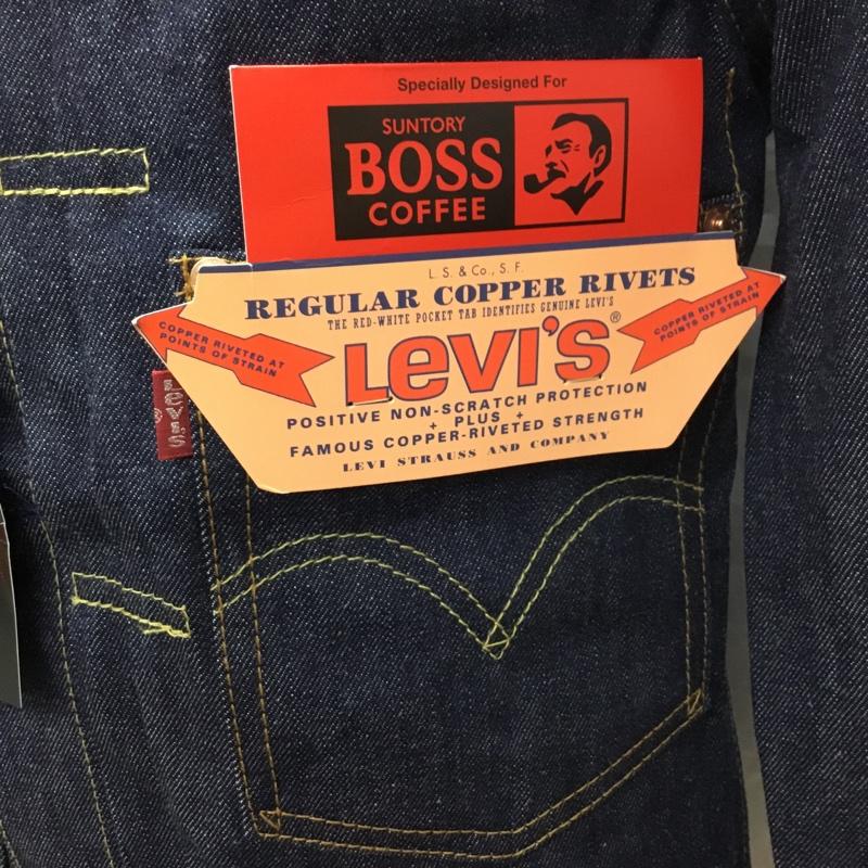 古着 USED ジャケット、上着 ジャンパー、ブルゾン LEVI’S BOSS デニムジャケット Gジャン タグ付き DEADSTOCK デッドストック M 無地 インディゴ / インディゴ /  メンズ USED 古着 中古 10118946