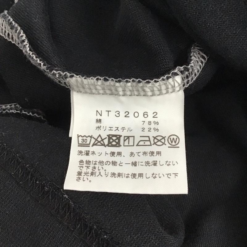 ザノースフェイス THE NORTH FACE Tシャツ 半袖 nt32062 トーンポケットカットソー クルーネックカットソー 半袖カットソー M ロゴ、文字 灰 / グレー / X 黒 / ブラック /  メンズ USED 古着 中古 10132104